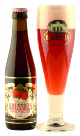 Belgické pivo Brussels frambozen