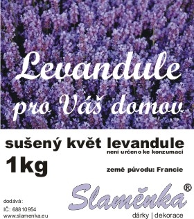 Levandule sušený květ / Francie