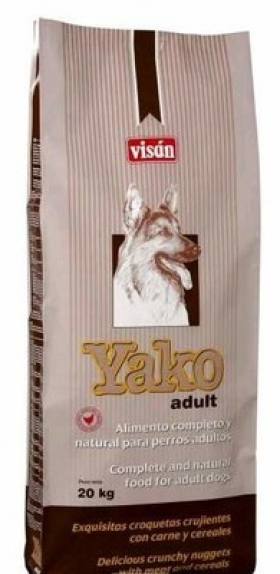 Krmivo pro dospělé psy Visán Yako Adult 10 kg 