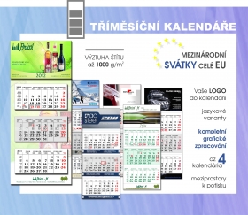 KALENDÁŘE 2015 S MEZINÁRODNÍMI SVÁTKY S VAŠÍM POTISKEM